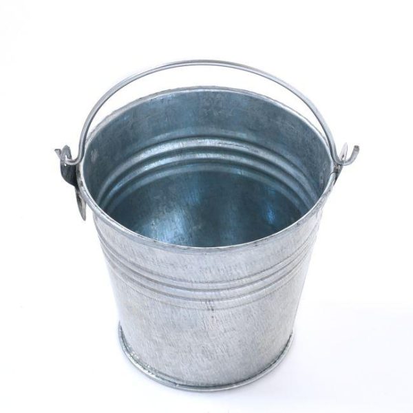 VOTIVE CUPS | Mini Galvanized Pail 2.5 in. CANDLE HOLDERS VOTIVE CUPS