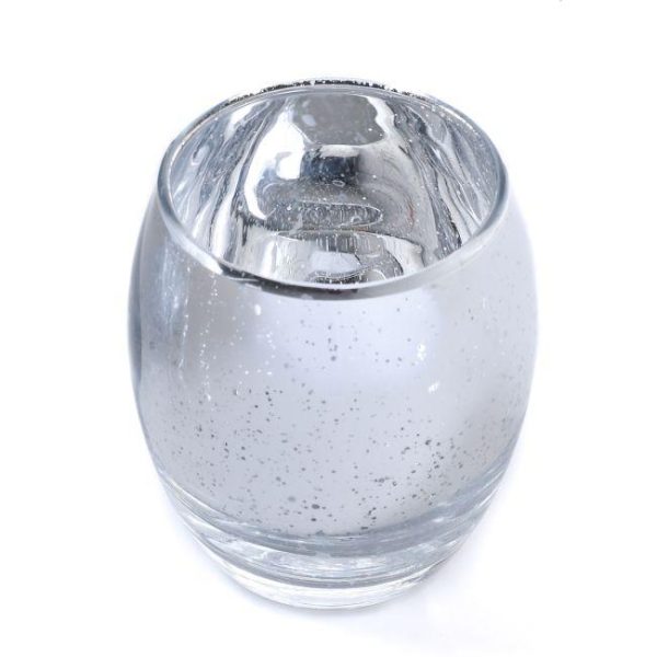 VOTIVE CUPS | Silver Mercury Hurricane Votive Cup CANDLE HOLDERS VOTIVE CUPS