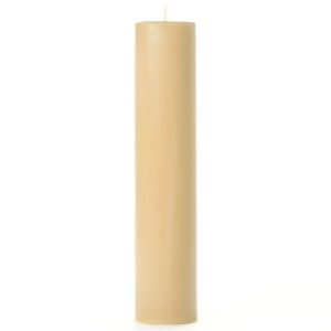 SMOOTH PILLARS | 2 x 9 Sandalwood Pillar Candles 2X9 PILLAR CANDLES SMOOTH PILLARS