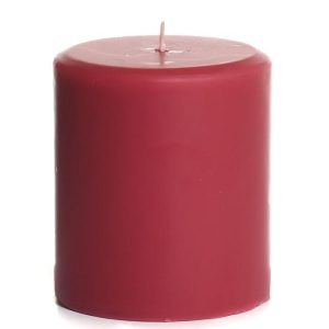 SMOOTH PILLARS | 3 x 3 Blackberry Ginger Pillar Candles 3X3 PILLAR CANDLES SMOOTH PILLARS