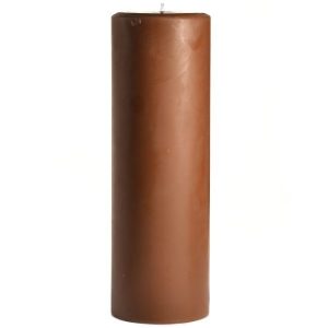 SMOOTH PILLARS | 3 x 9 Cinnamon Stick Pillar Candles 3X9 PILLAR CANDLES SMOOTH PILLARS