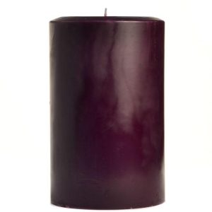 SMOOTH PILLARS | 4 x 6 Merlot Pillar Candles 4X6 PILLAR CANDLES SMOOTH PILLARS