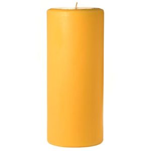 SMOOTH PILLARS | 4 x 9 Sunflower Pillar Candles 4X9 PILLAR CANDLES SMOOTH PILLARS