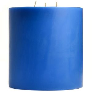 SMOOTH PILLARS | 6 x 6 Blueberry Cobbler Pillar Candles 3 WICK LARGE 6X6 PILLAR CANDLES SMOOTH PILLARS