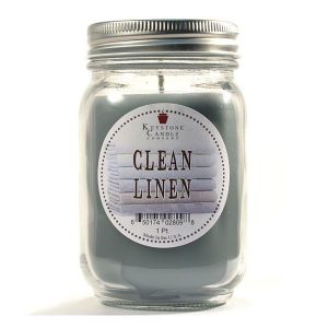 JAR CANDLES | Clean Cotton Mason Jar Candle Pint CANDLES JAR CANDLES