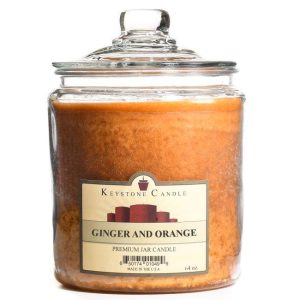 JAR CANDLES | Ginger and Orange Jar Candles 64 oz 64 OZ JAR CANDLES JAR CANDLES