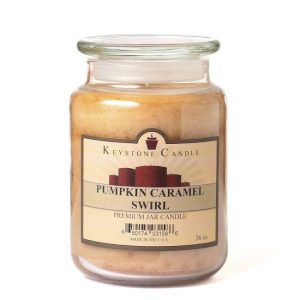 JAR CANDLES | Pumpkin Caramel Swirl Jar Candles 26 oz 26 OZ JAR CANDLES JAR CANDLES